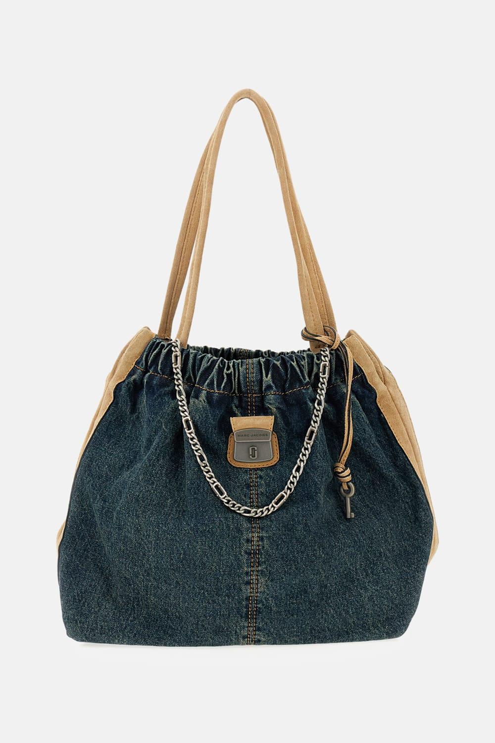 marc jacobs the denim suede cristina tote