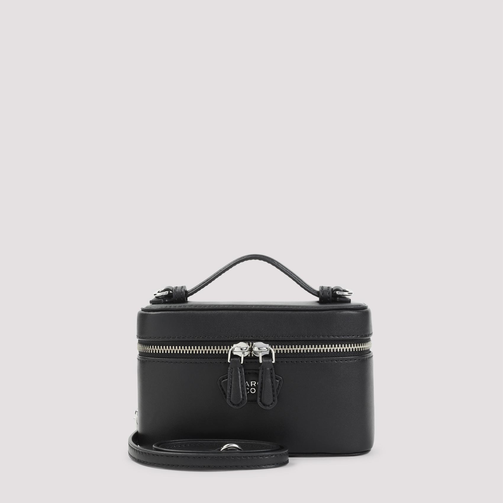 marc jacobs the everyday vanity bag black leather - women