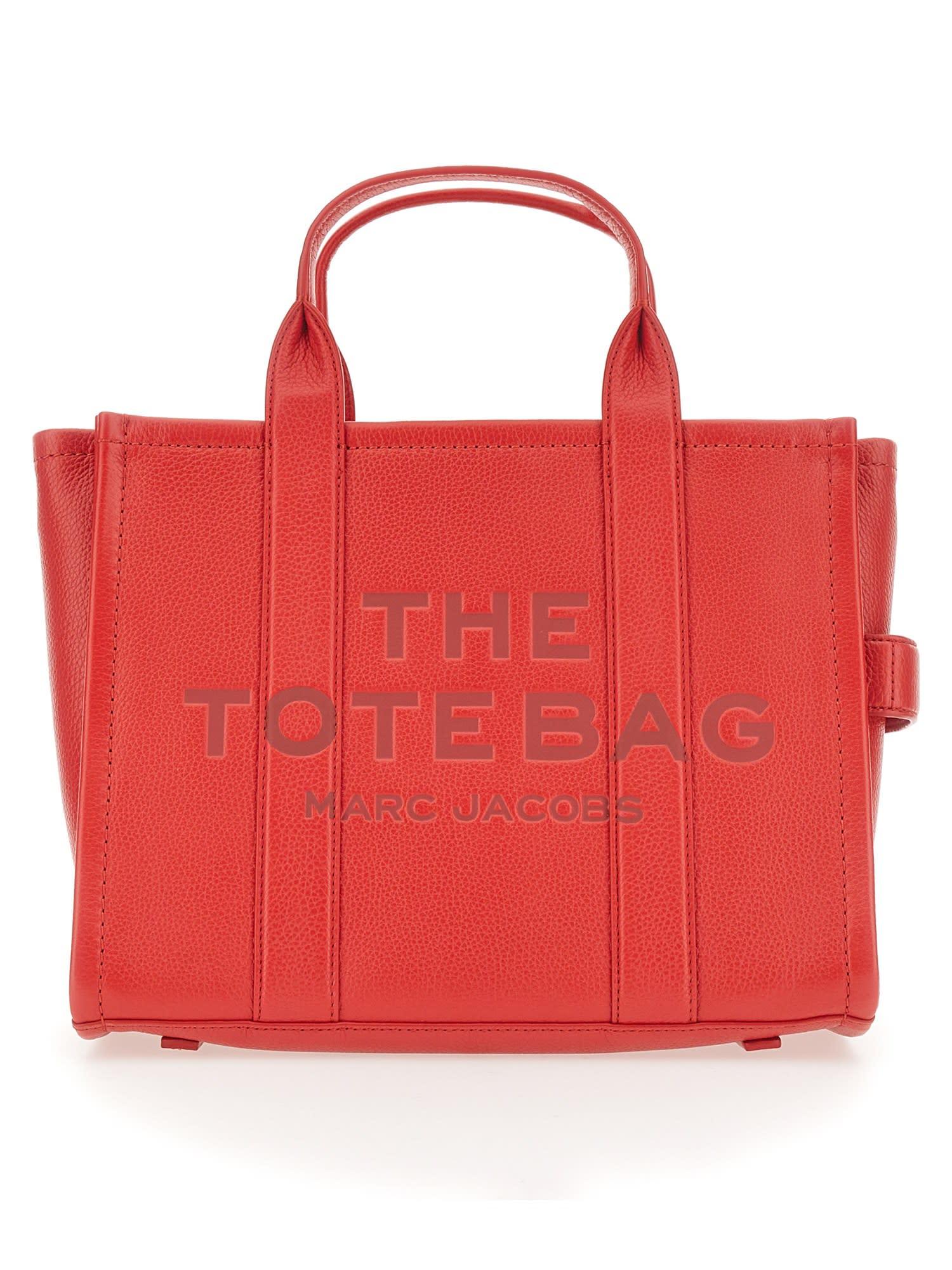 marc jacobs the leather medium tote bag