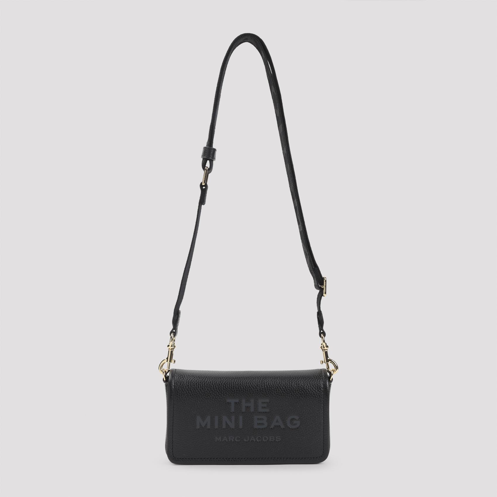 marc jacobs the mini shoulder bag black cow leather - women
