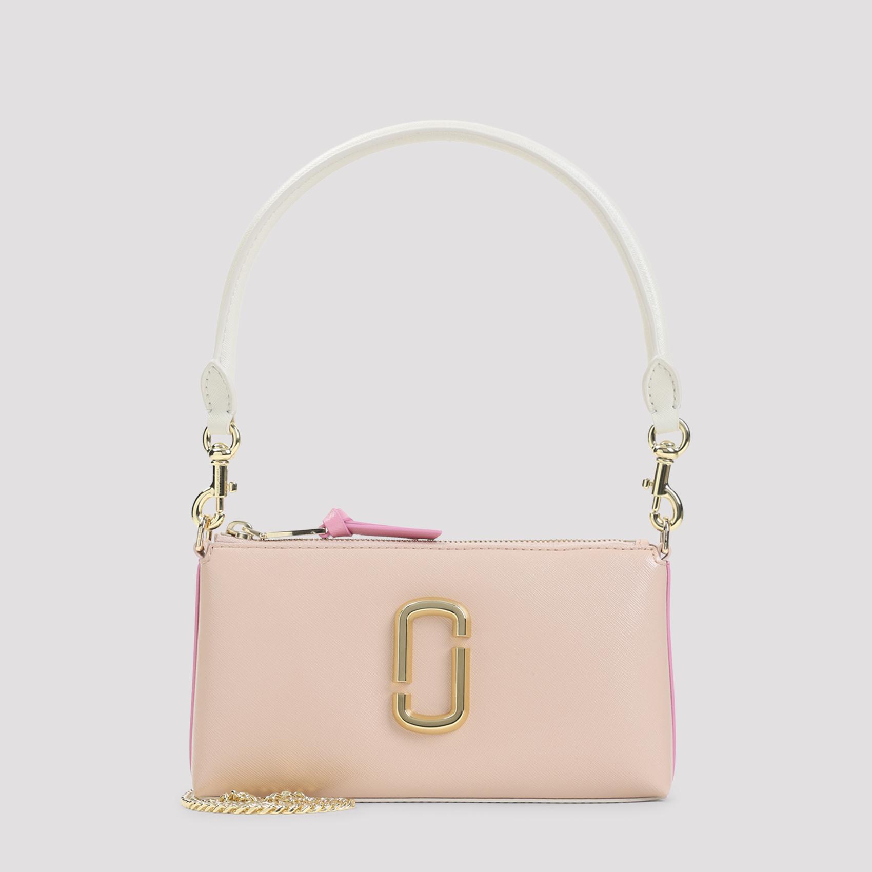 marc jacobs the pochette handbag pink & purple leather bag - women
