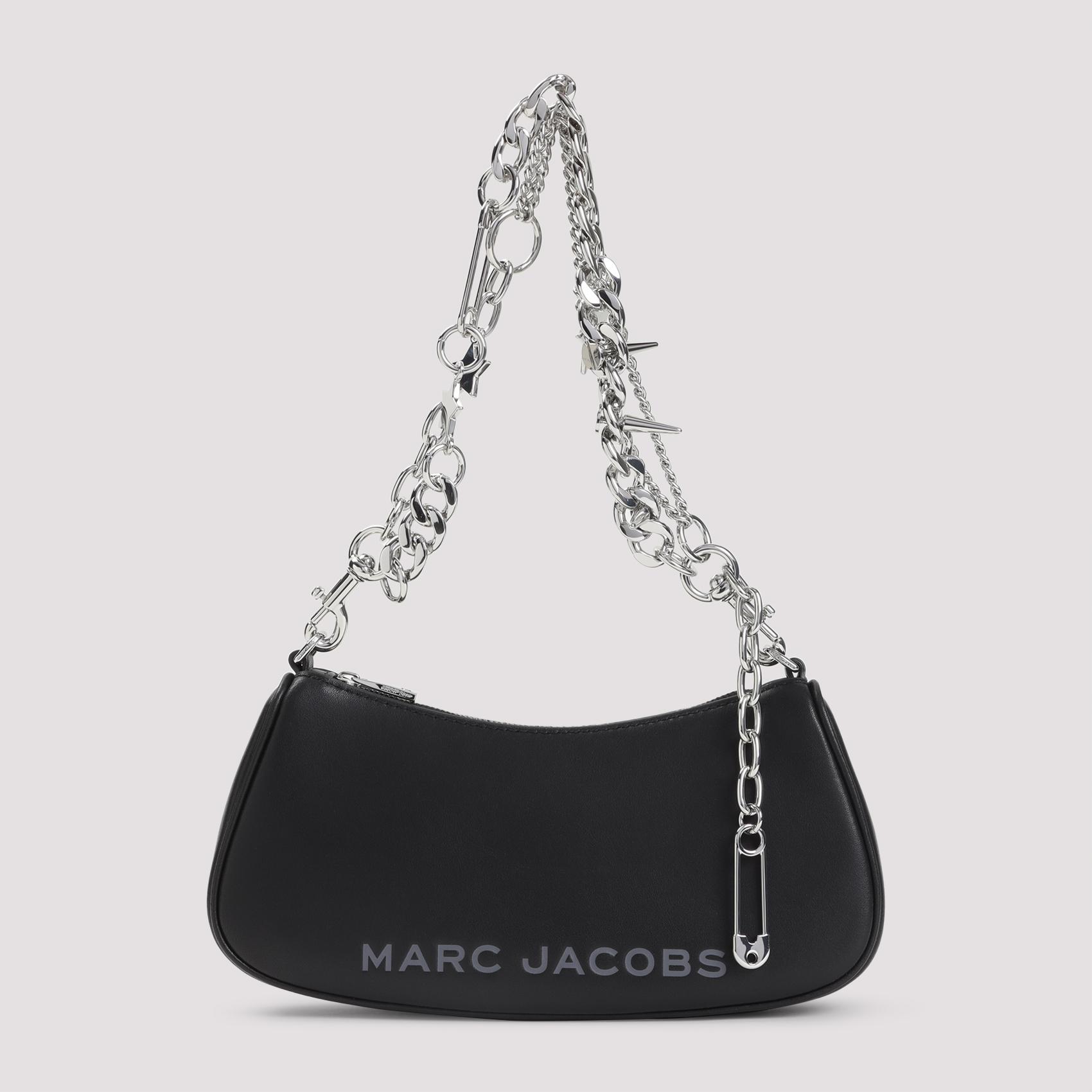 marc jacobs the shoulder bag black split cow leather - women