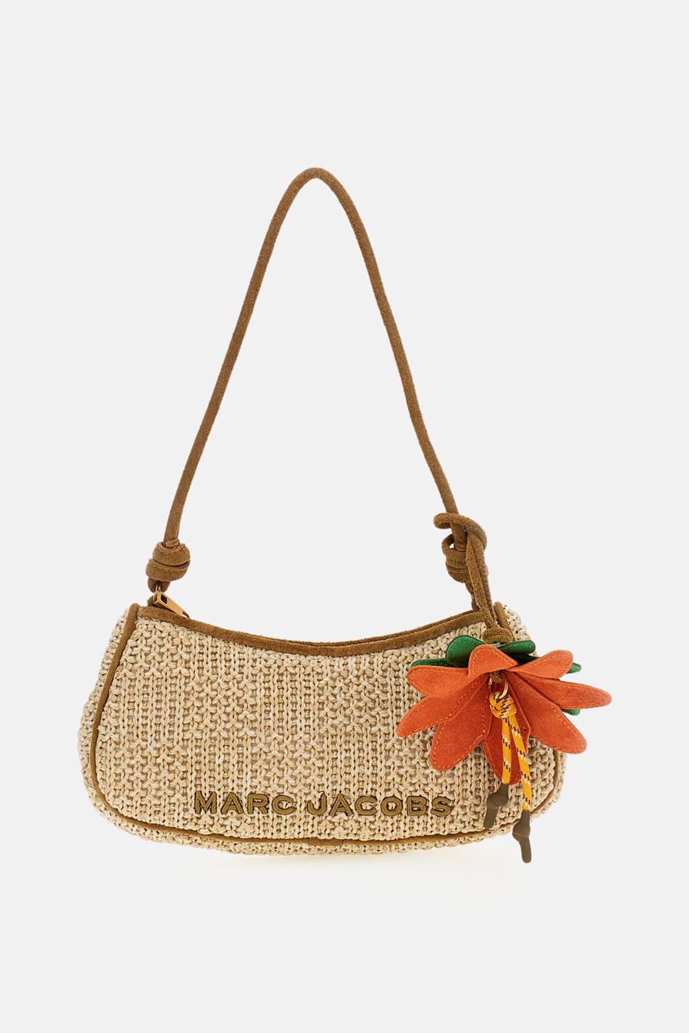 marc jacobs the shoulder bag in raffia
