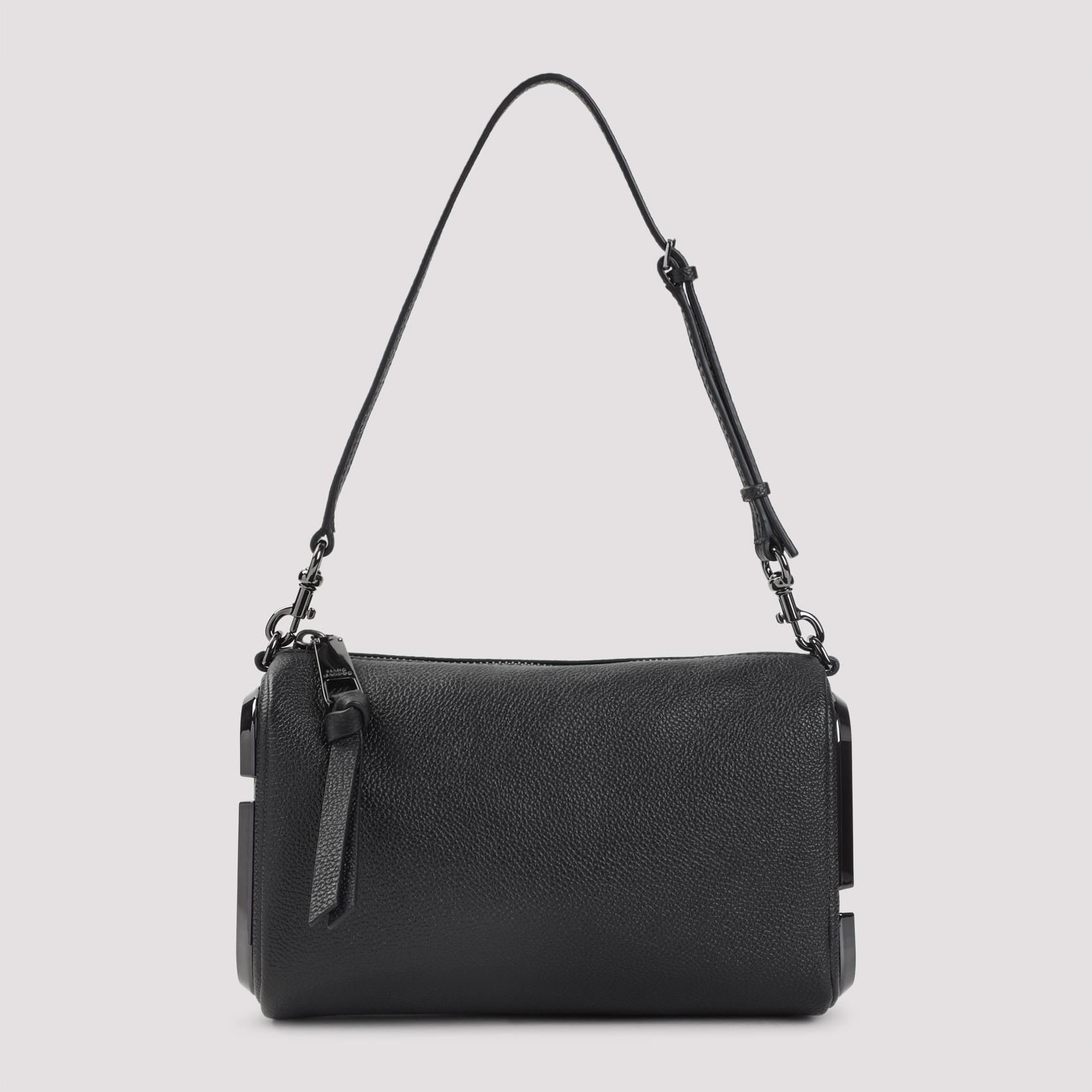 marc jacobs the snapshot handbag black grained leather bag - women