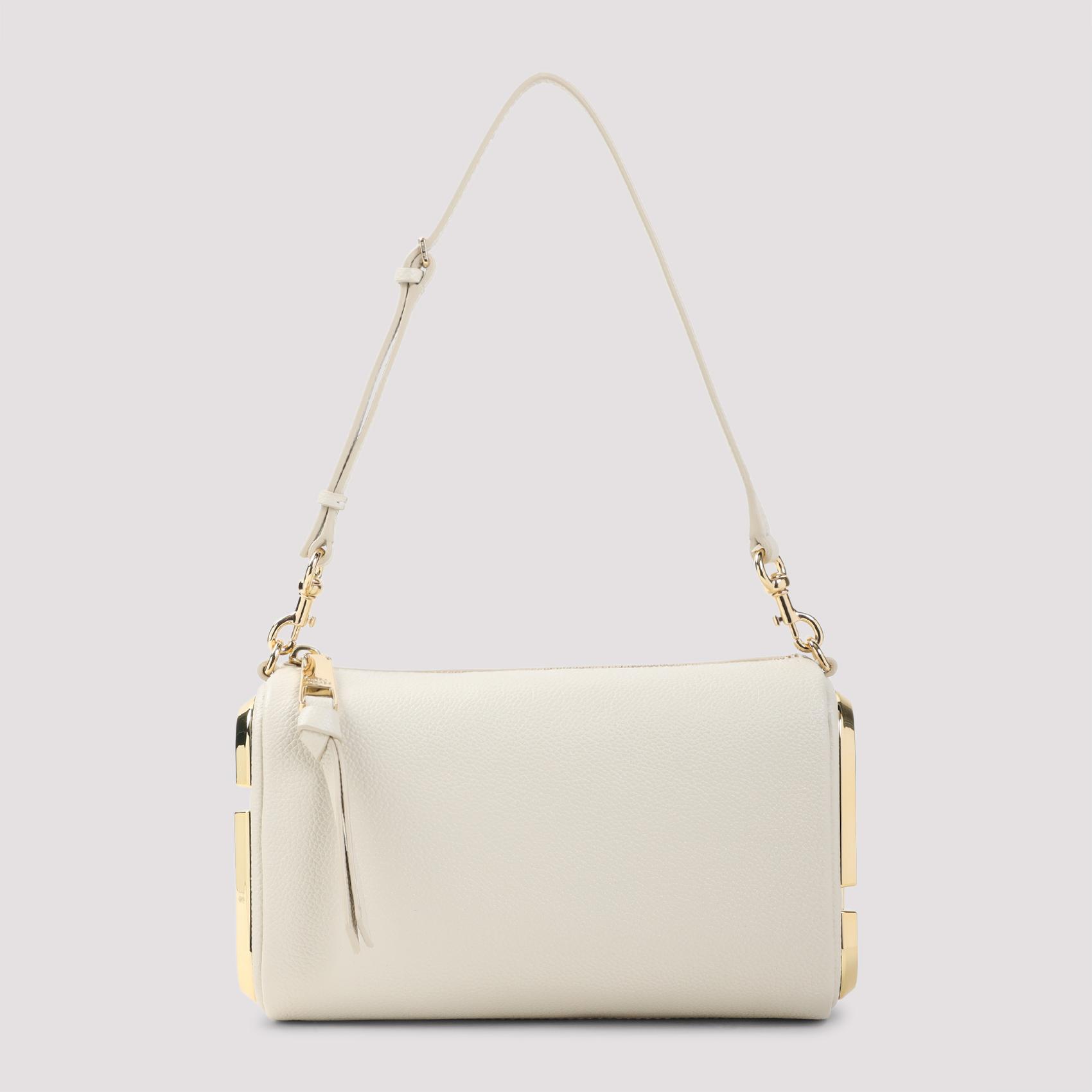 marc jacobs the snapshot handbag white grained leather bag - women