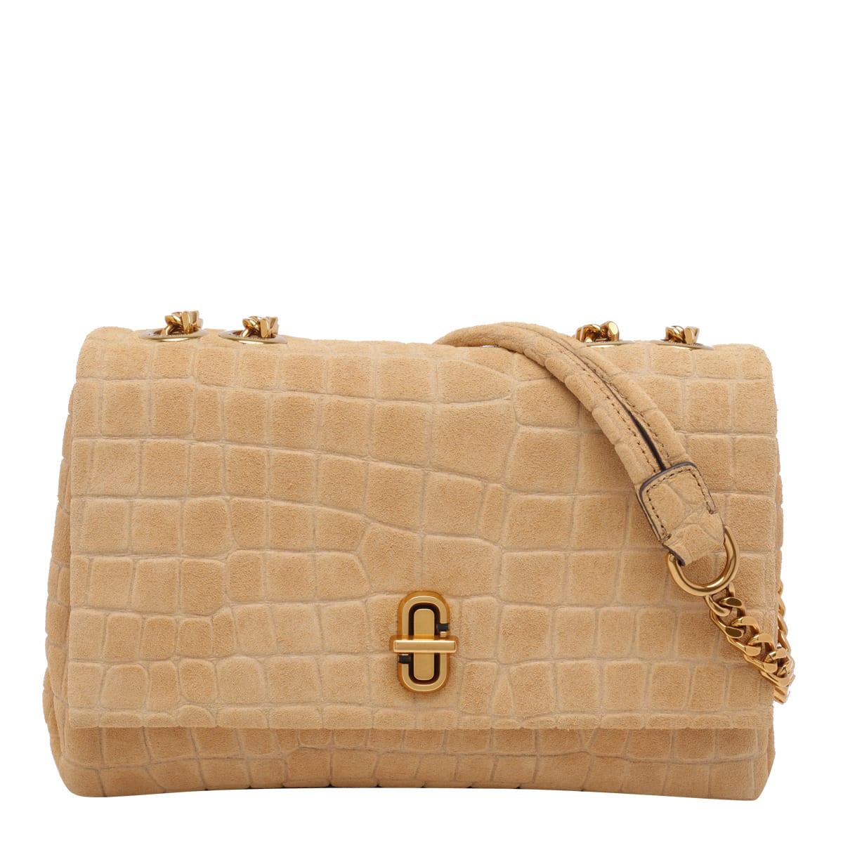 marc jacobs the suede croc slim dual convertible shoulder bag