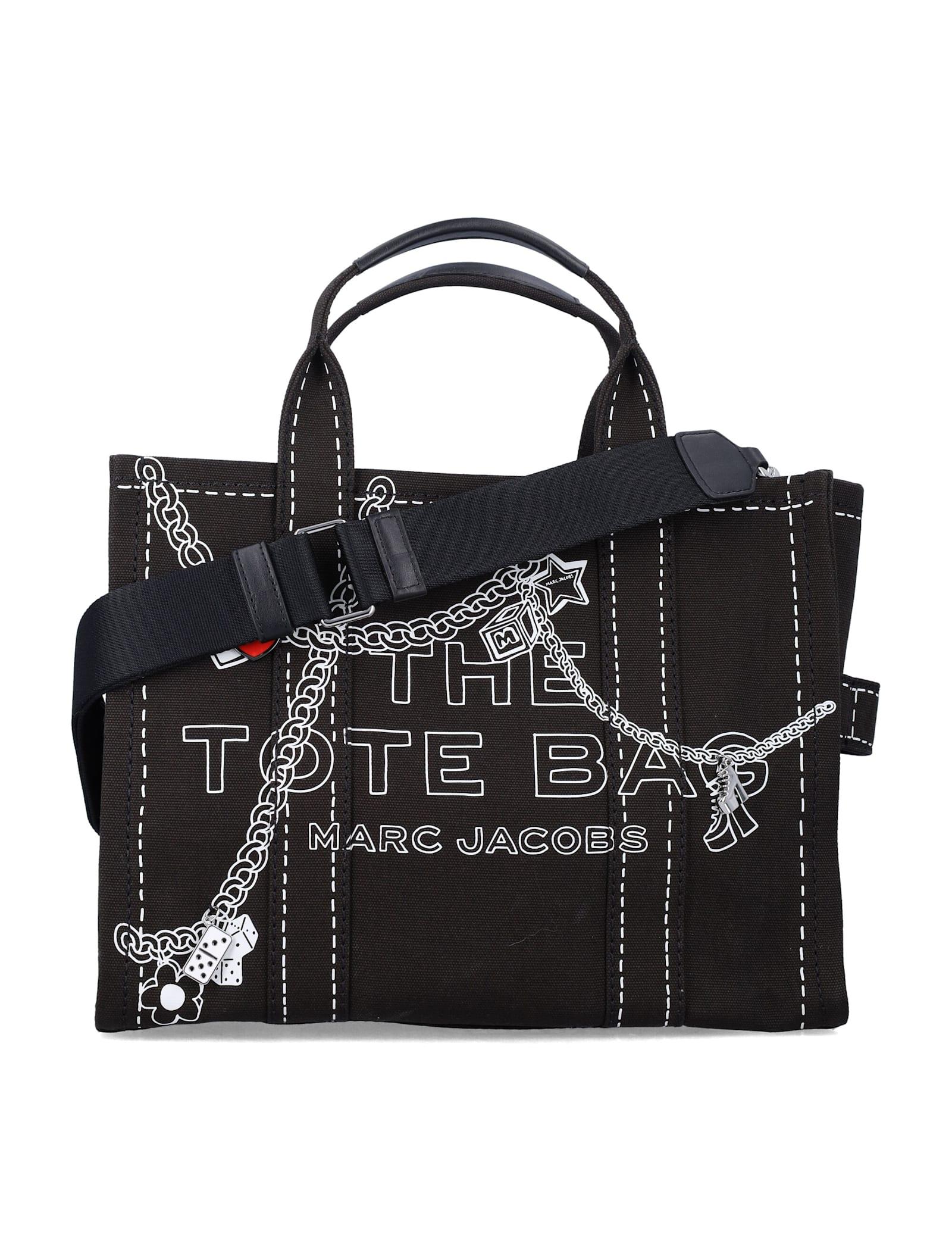 marc jacobs the trompe l oeil charm medium tote bag