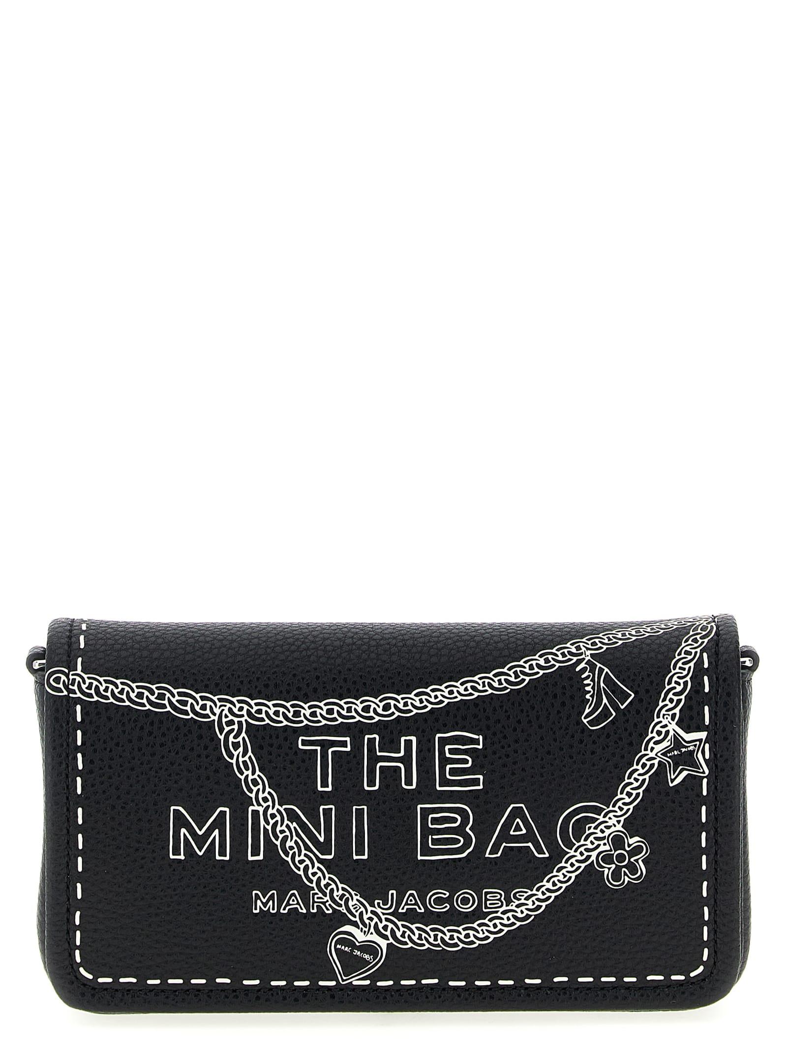 marc jacobs the trompe loeil leather mini crossbody bag