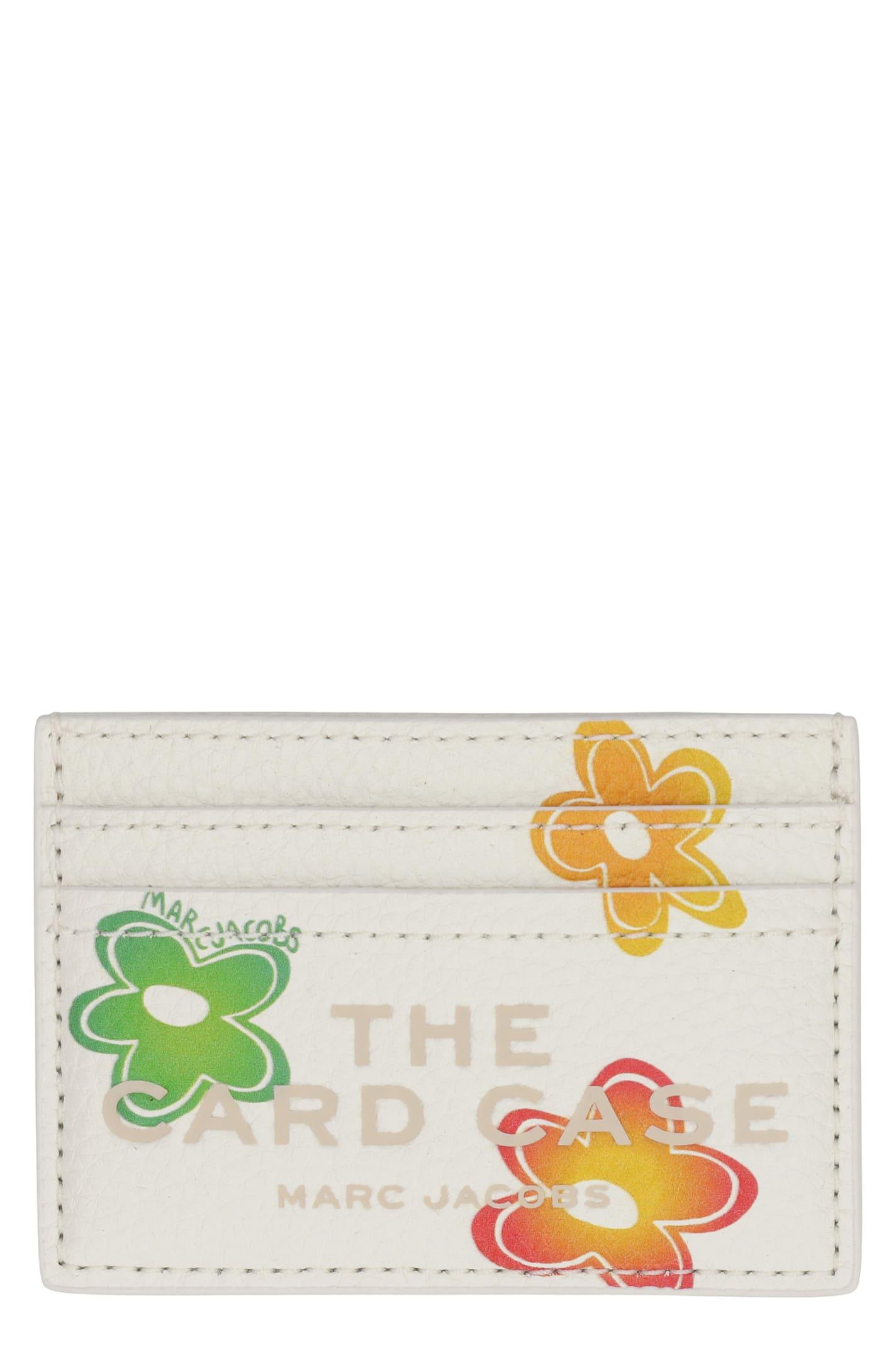 marc jacobs the wild daisy leather card holder
