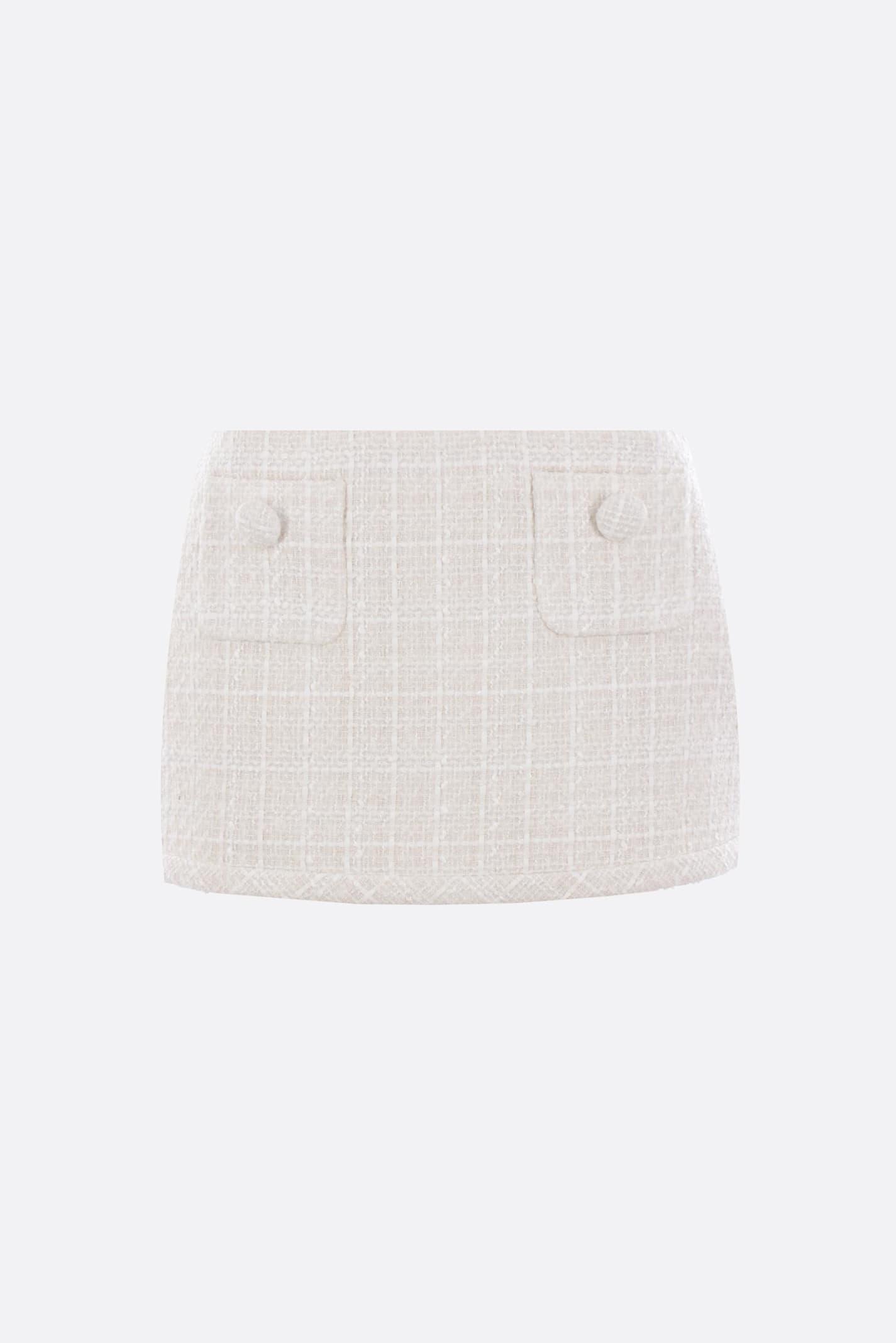marc jacobs tweed mini skirt
