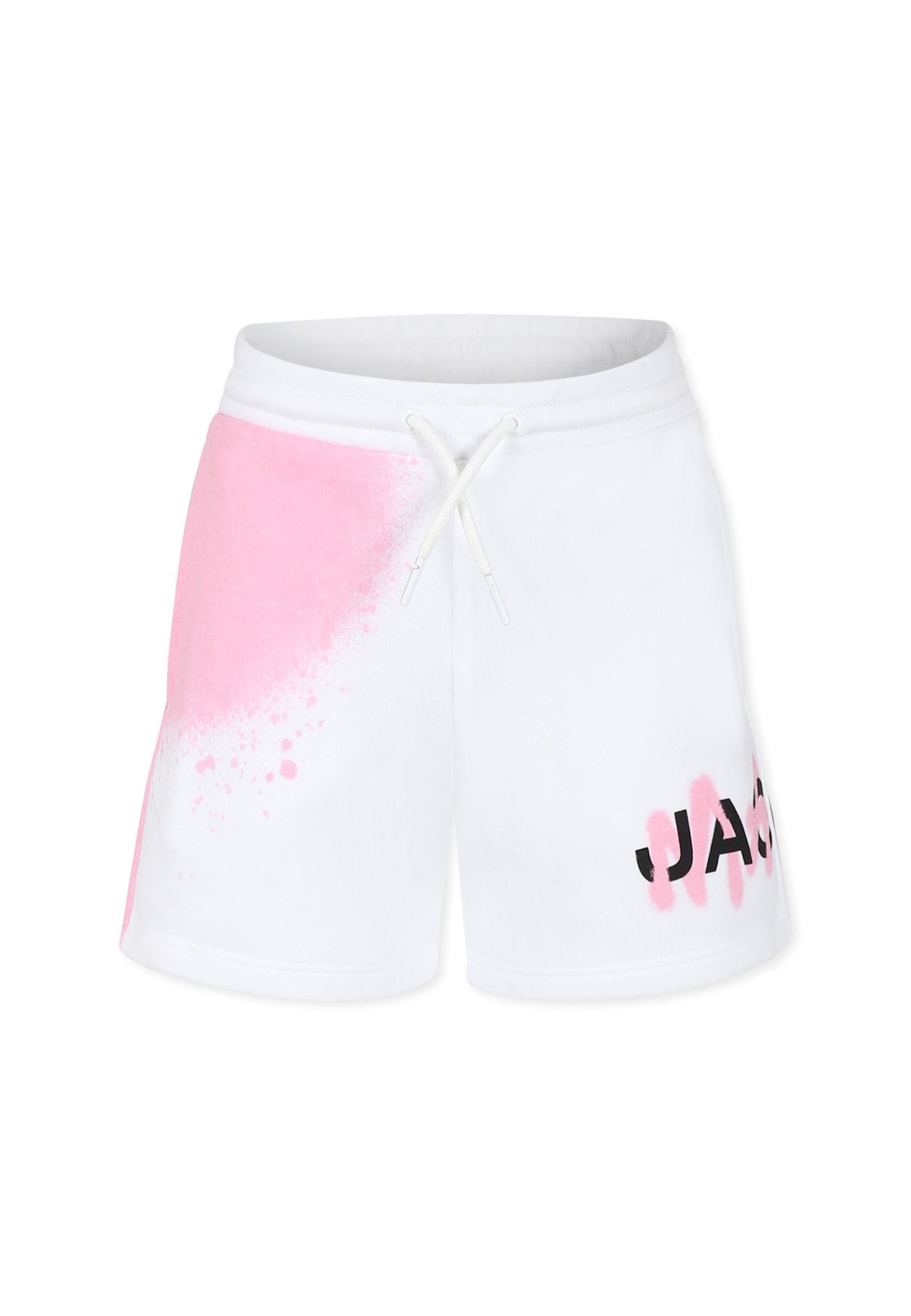 marc jacobs white shorts for girl with logo
