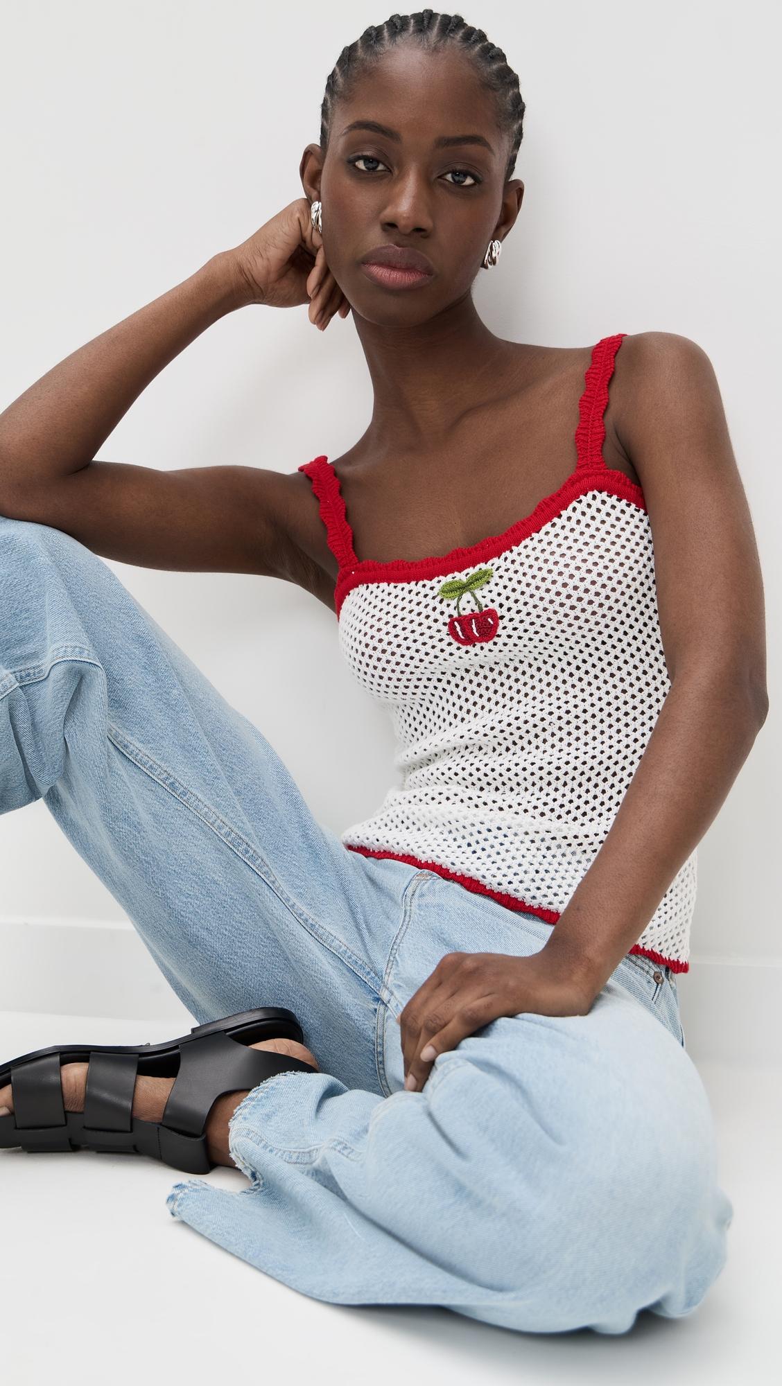 marcie embroidered cami