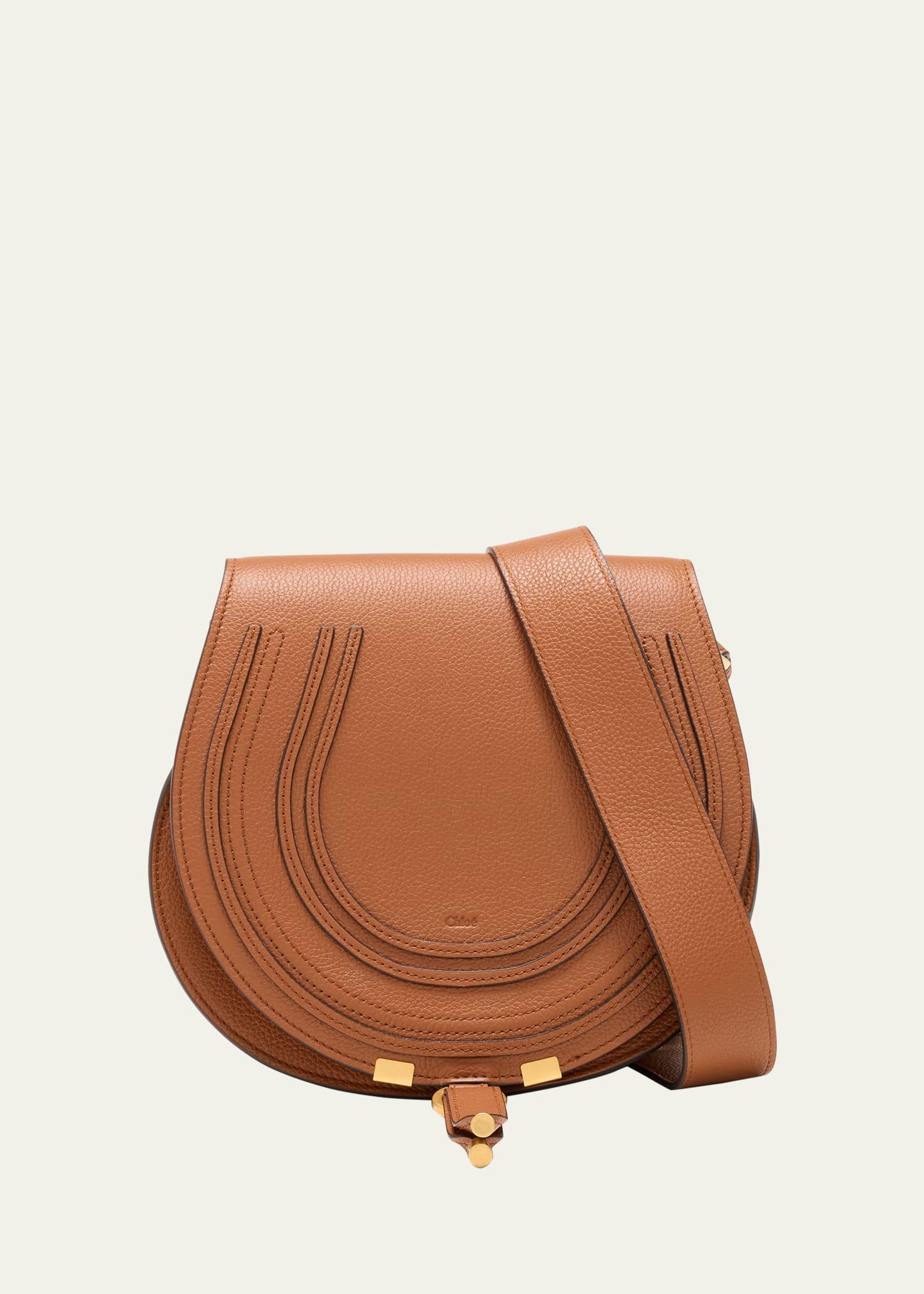 marcie medium slim crossbody bag in grained calfskin
