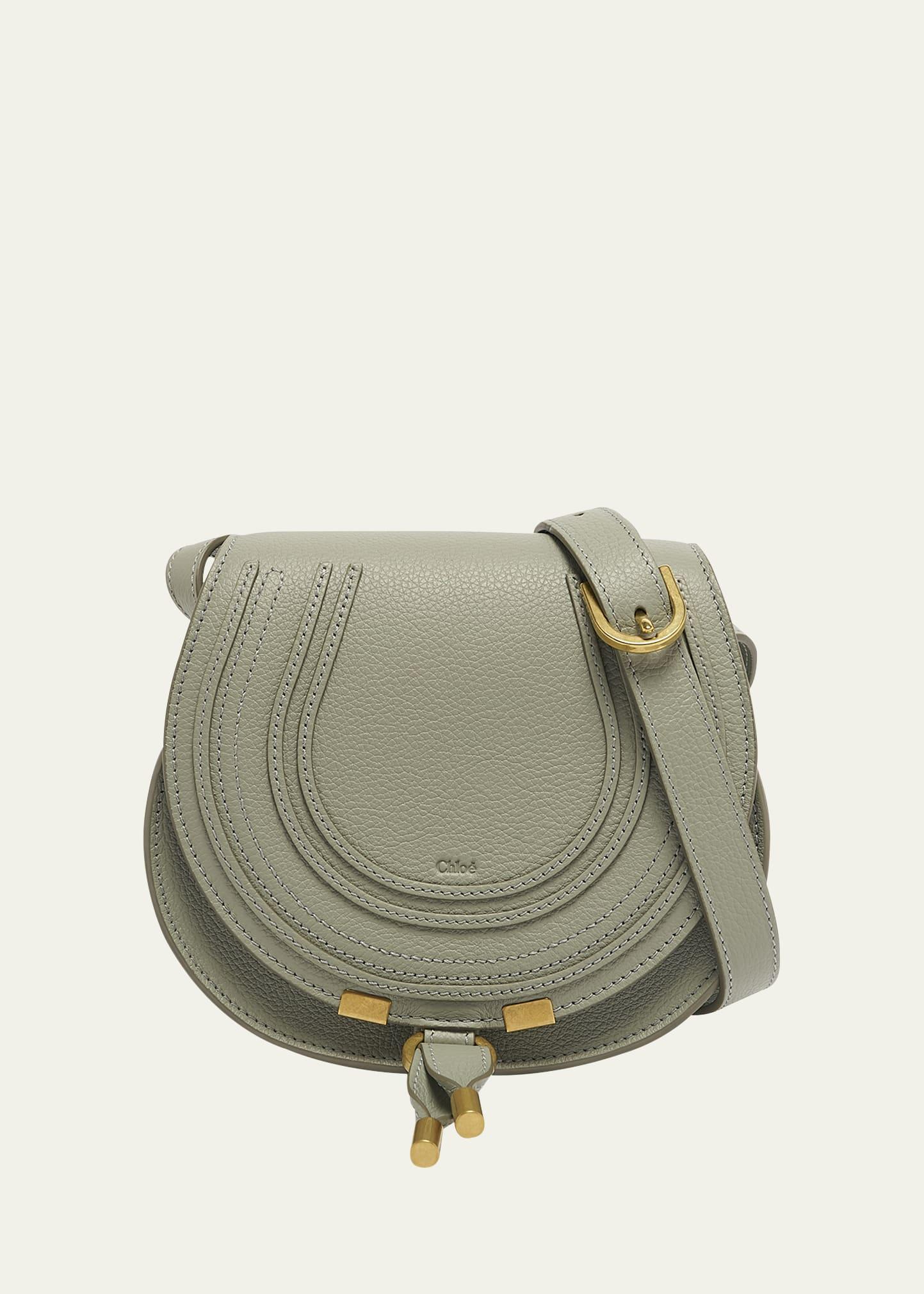 marcie small crossbody bag in grained calfskin
