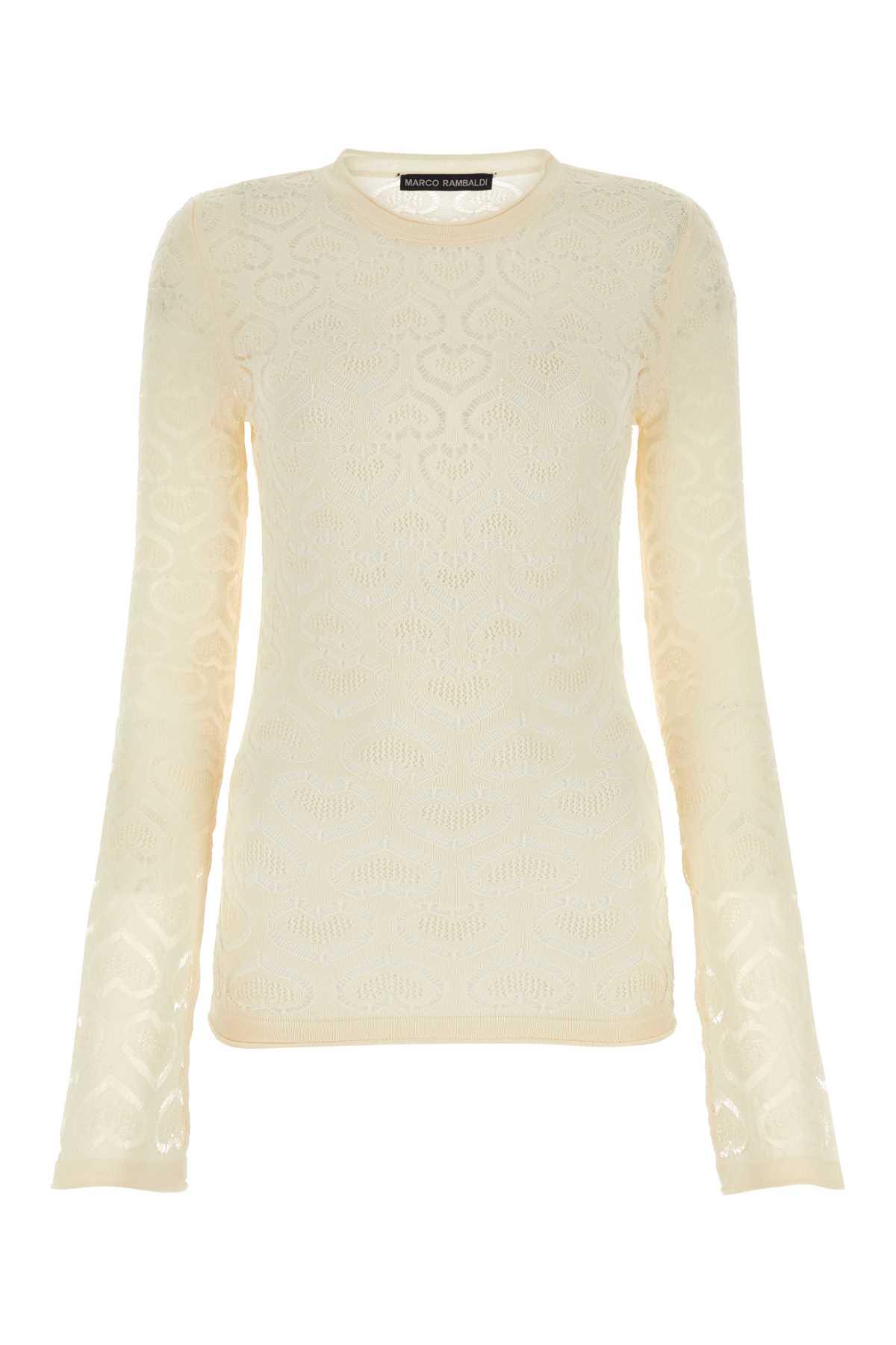 marco rambaldi ivory lace top