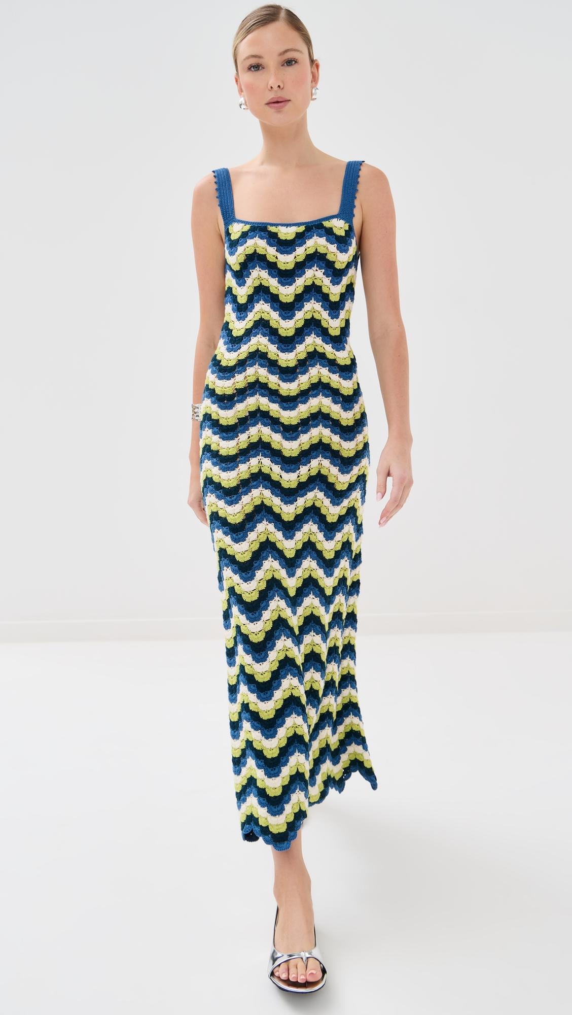 marea crochet maxi dress