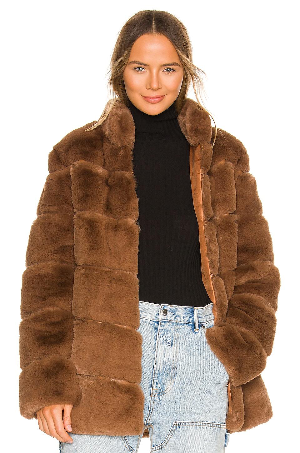 maren faux fur jacket