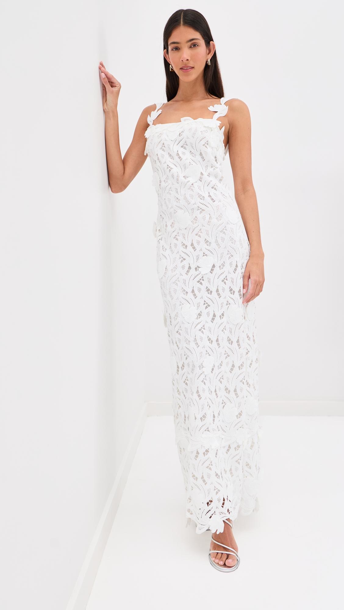 marenna embroidered sequin gown