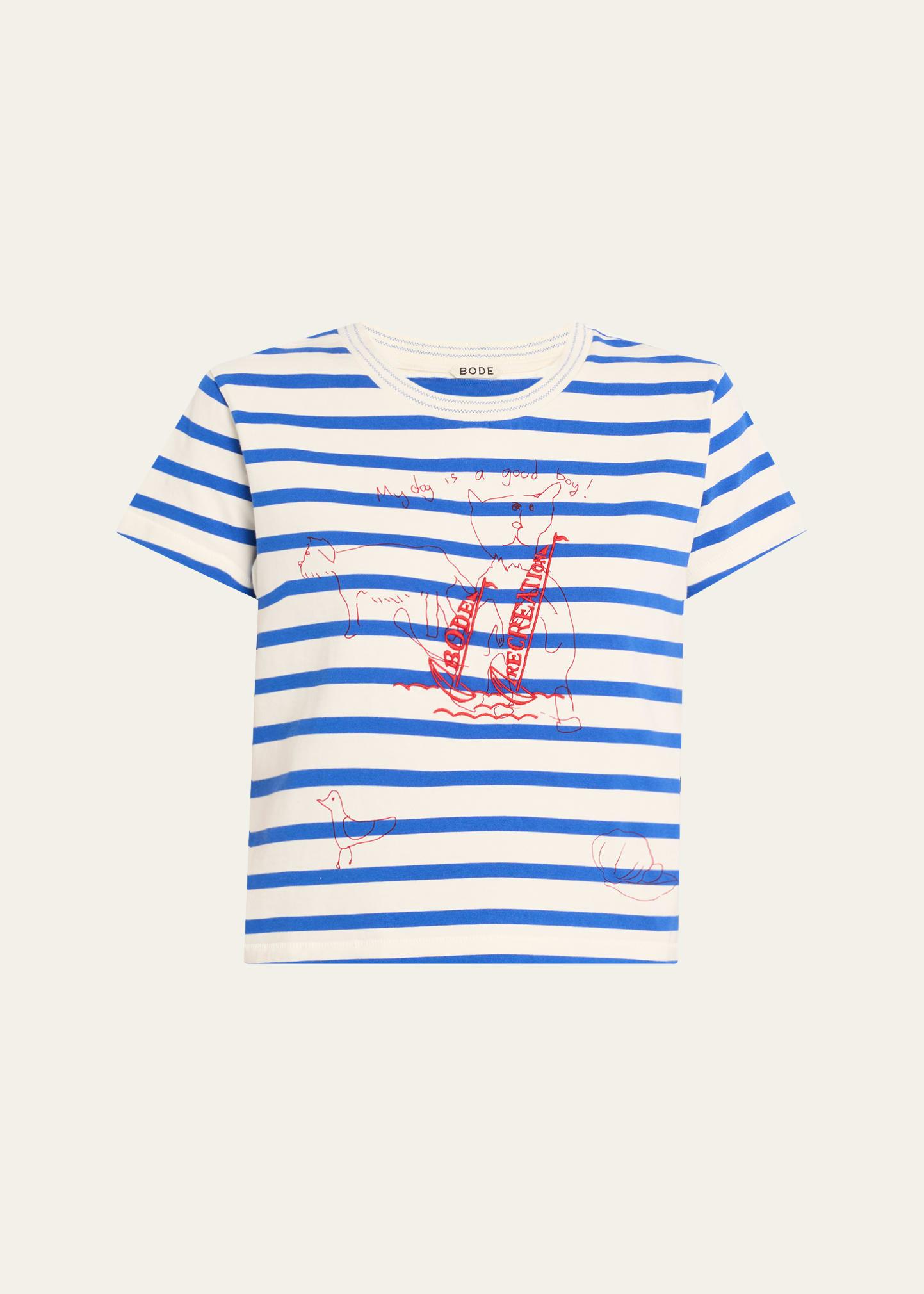margate sails striped tee