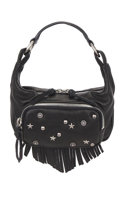 margesherwood city micro hobo bag in black.