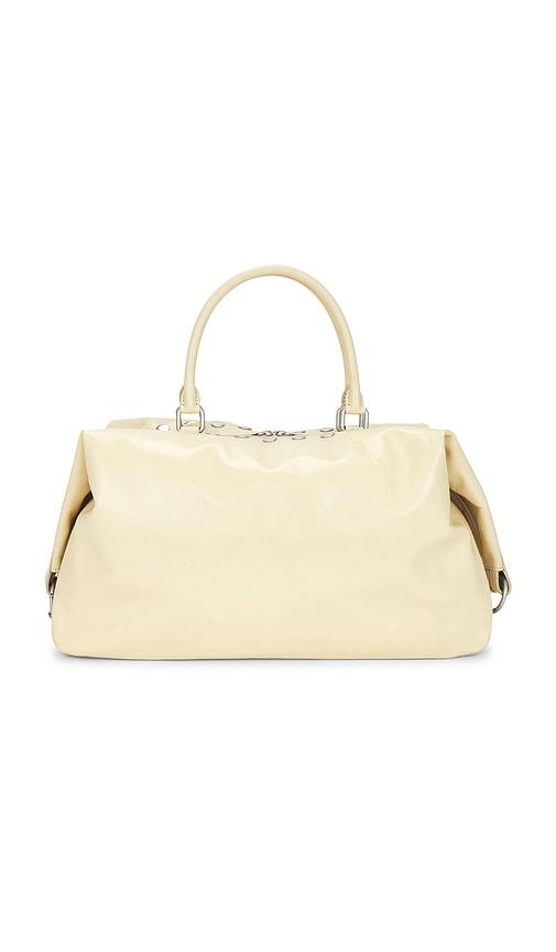 margesherwood dumpling stud shoulder bag in cream.