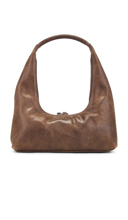 margesherwood hobo shoulder bag in brown.