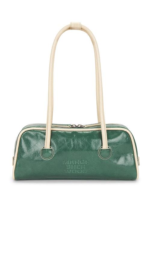 margesherwood soft boston bag in green.