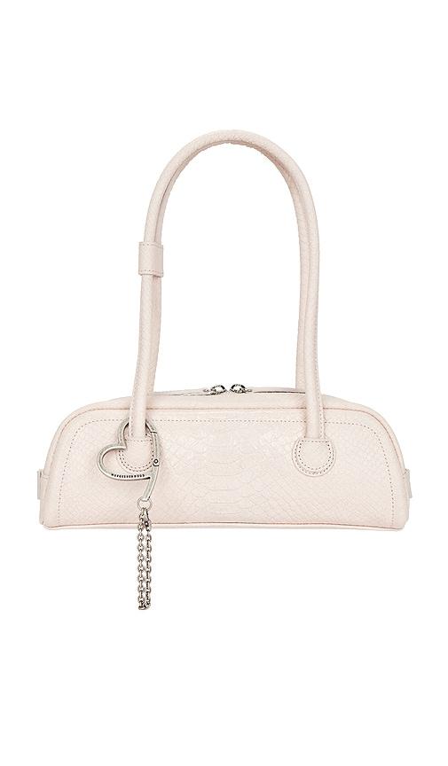 margesherwood soft boston east / west mini shoulder bag in rose.