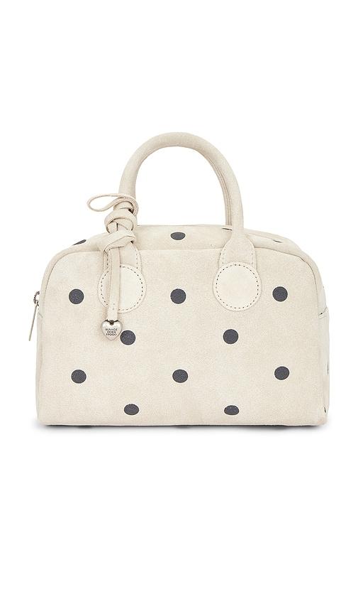 margesherwood soft bowling bag in cream.