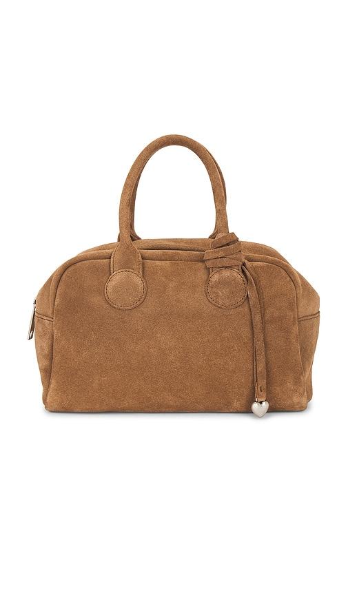 margesherwood soft bowling bag in tan.
