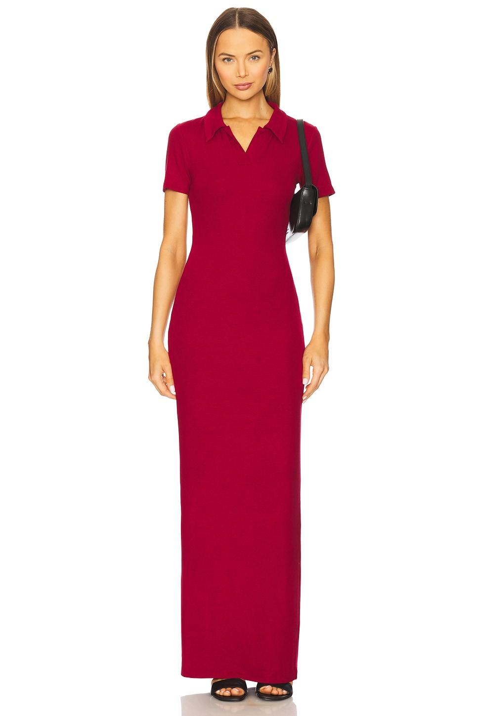 margo polo maxi dress