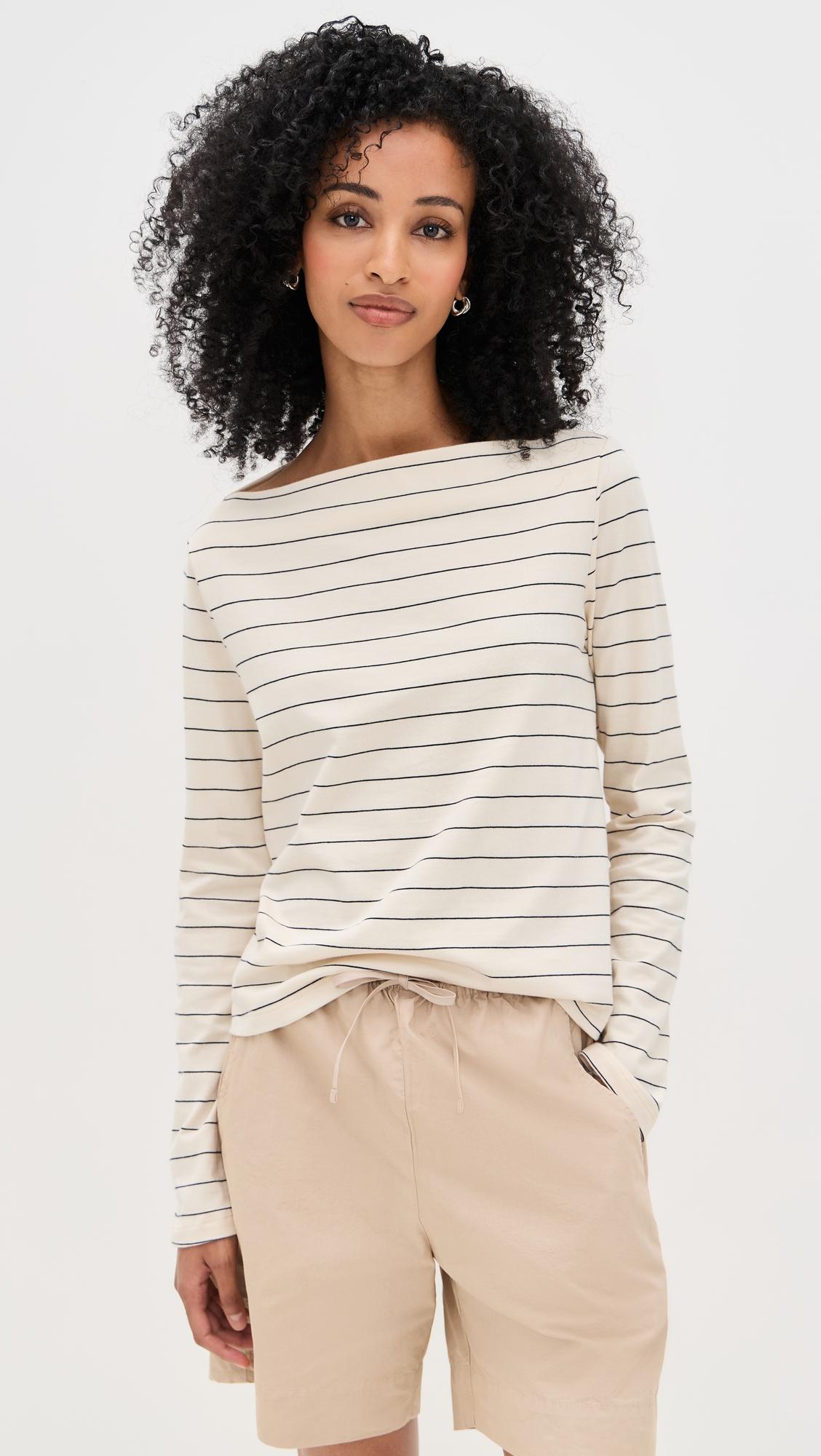 margo stripe boatneck