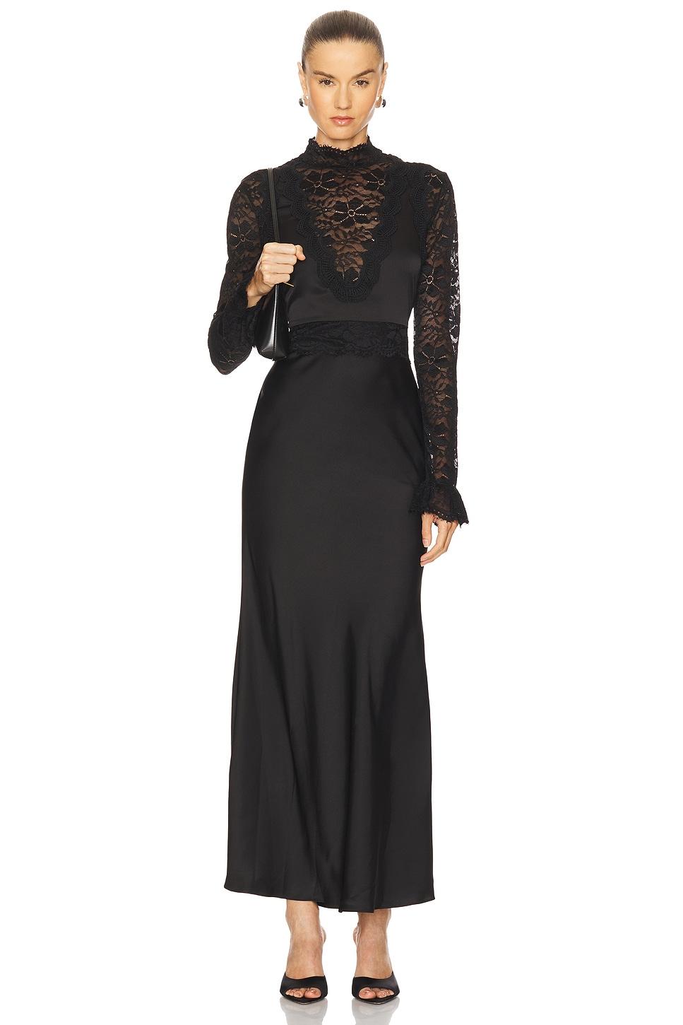 margot long sleeve gown