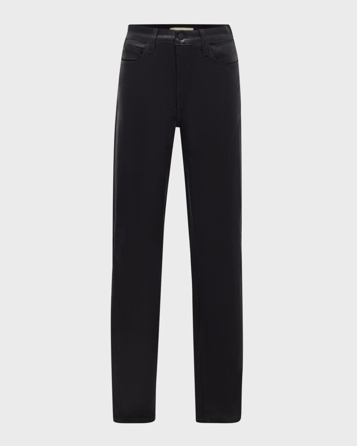 marguerite coated modal denim high-rise skinny jeans