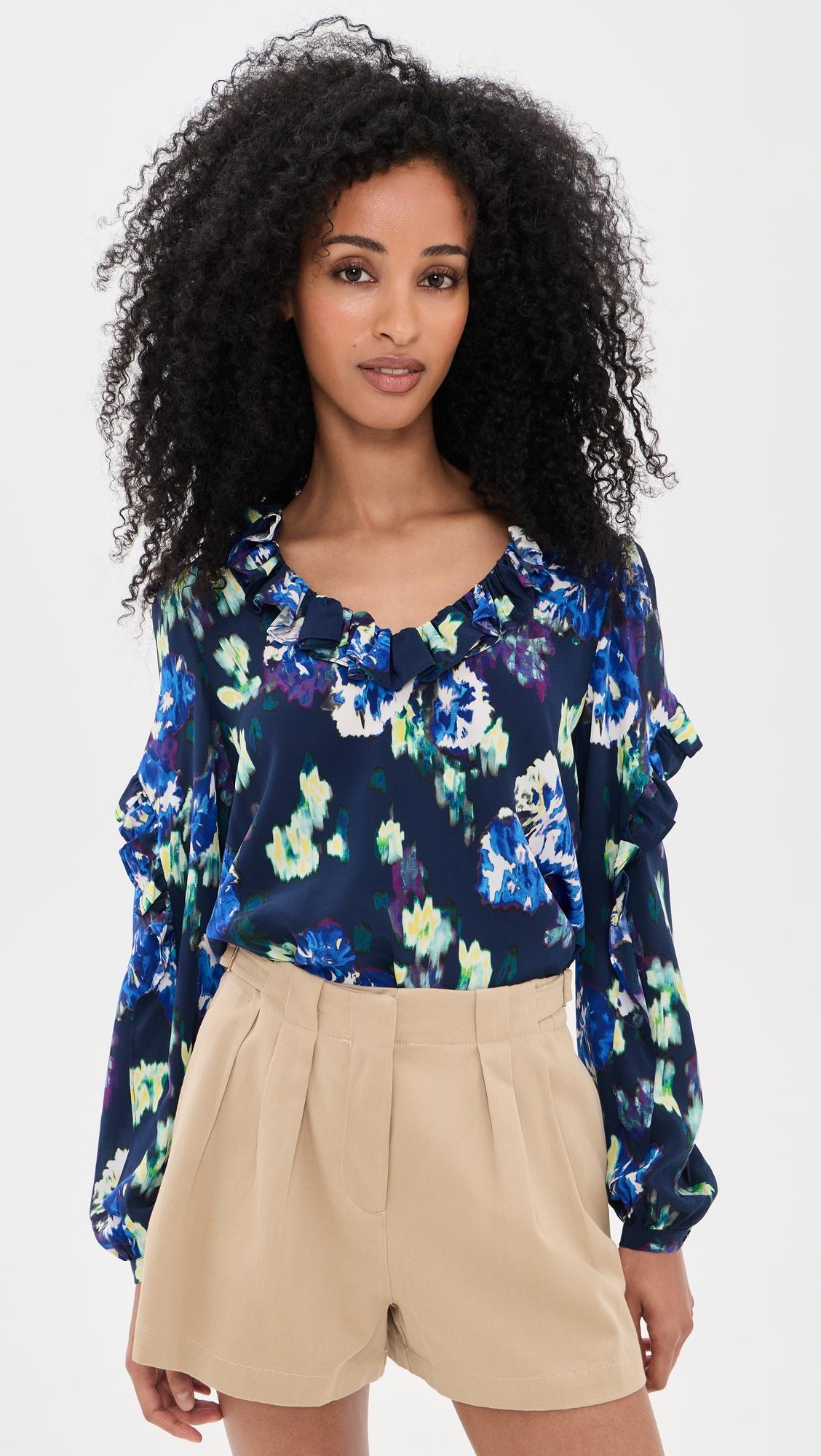 marguerite silk blouse