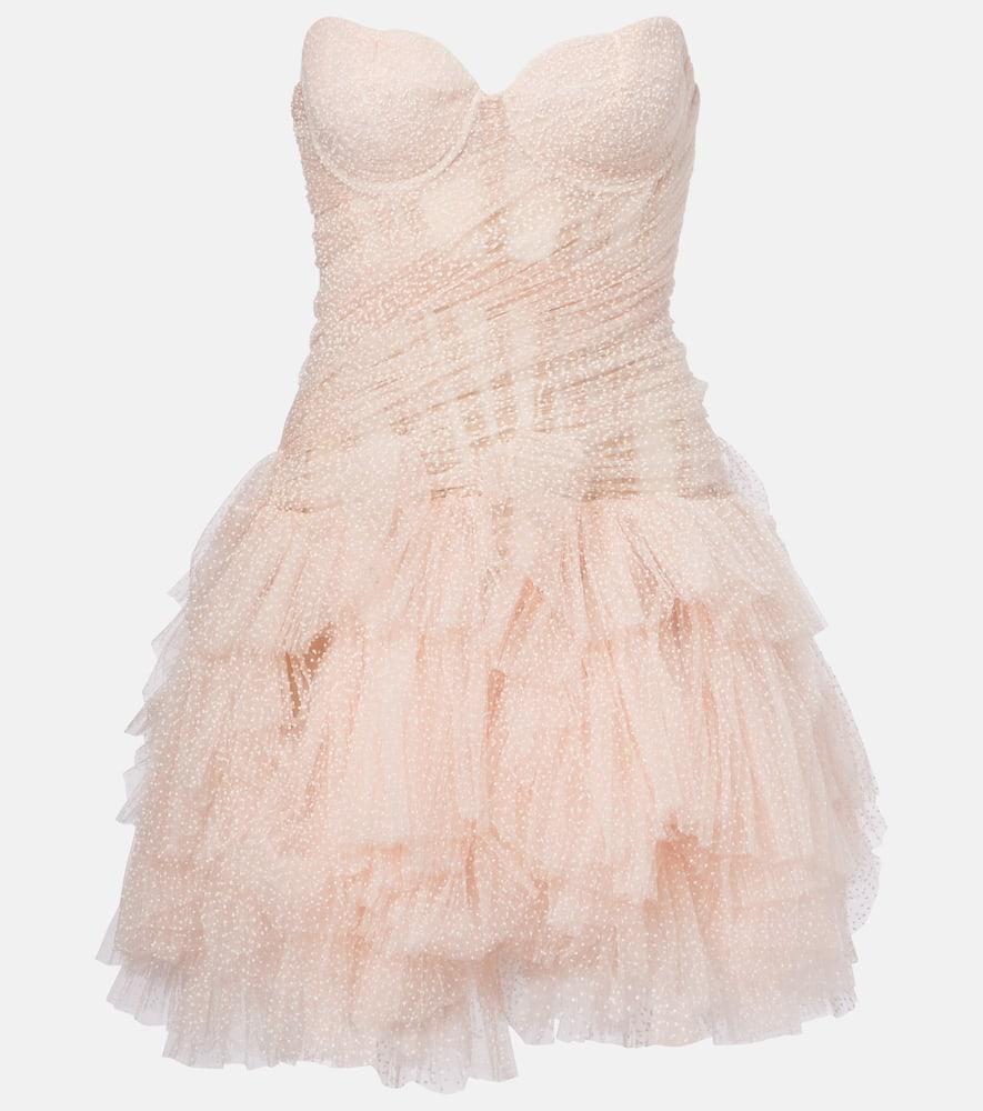 maria lucia hohan dewi ruffled minidress