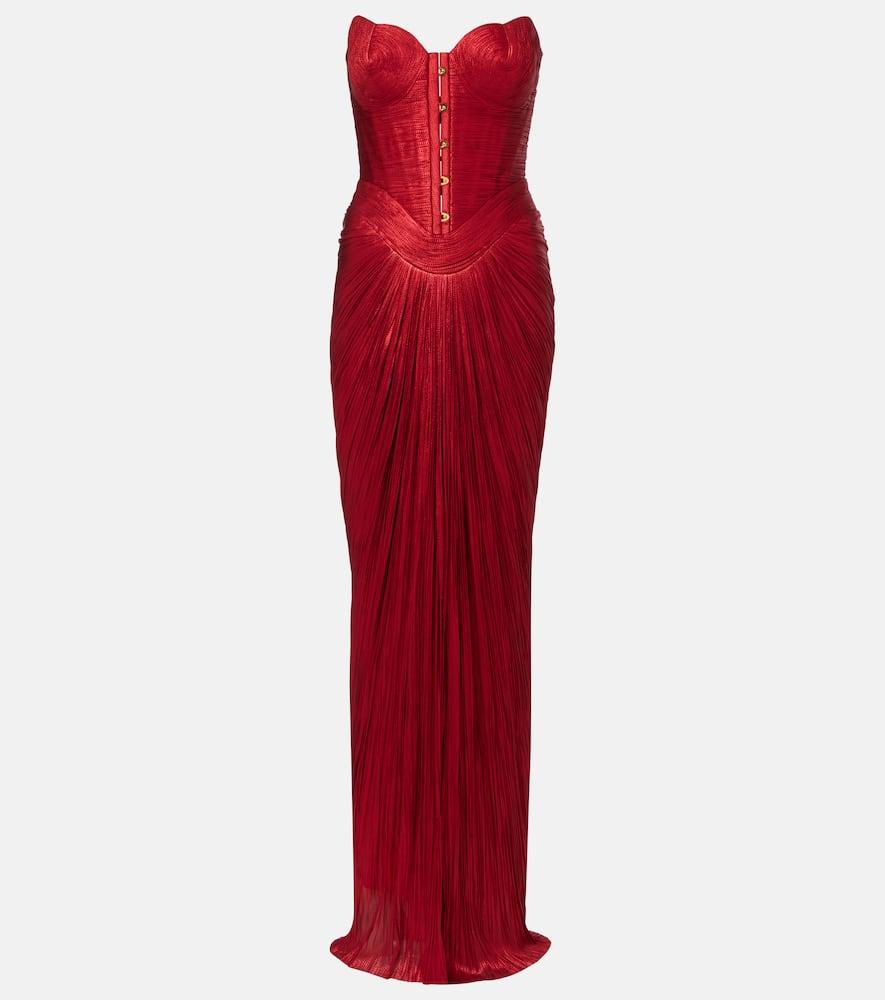 maria lucia hohan kiera silk tulle corset gown