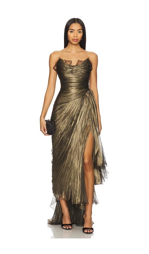 maria lucia hohan x revolve jolie dress in olive.