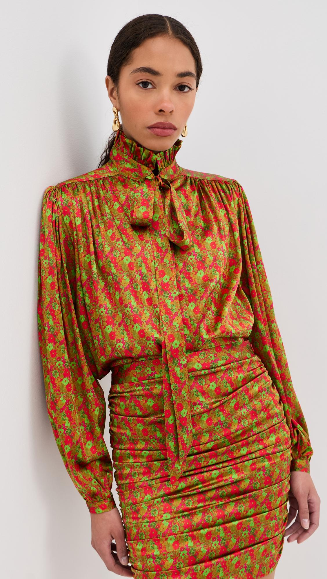 maria silk blouse