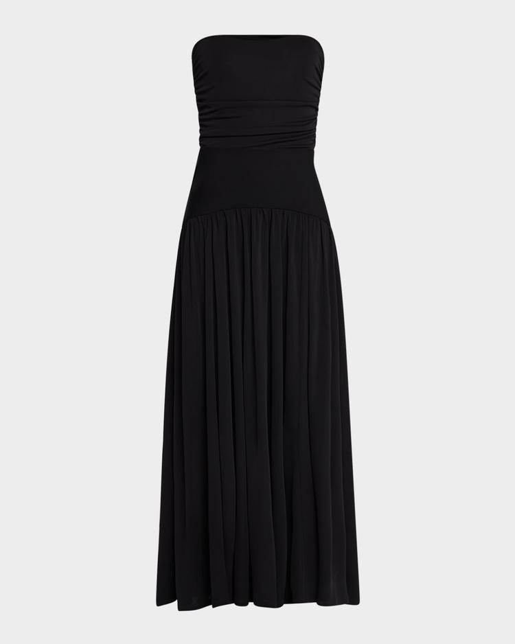 mariana strapless maxi dress
