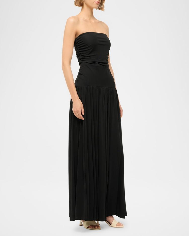mariana strapless maxi dress