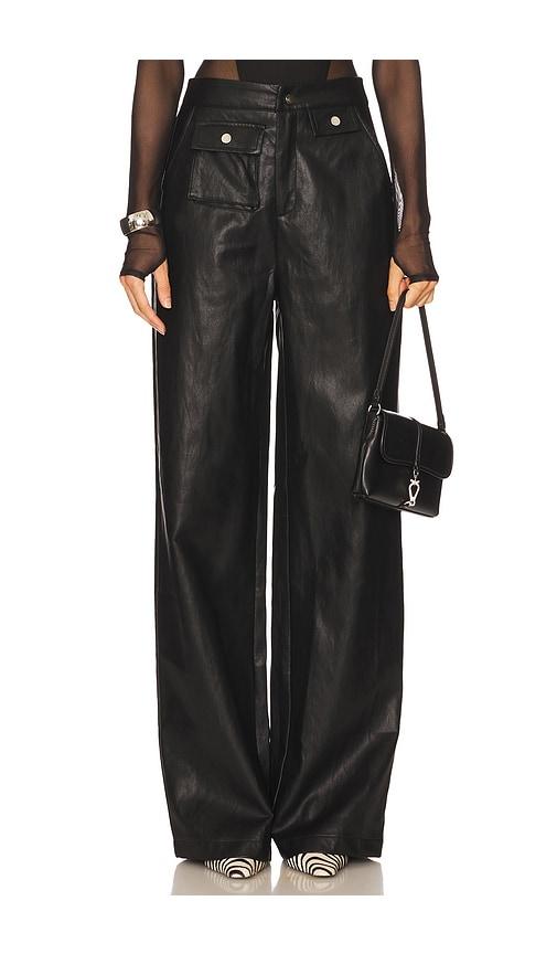 mariandree gaitan daniela pant in black.