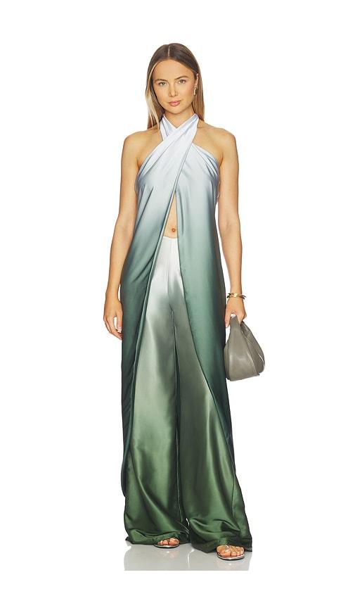 mariandree gaitan elisa top in green.