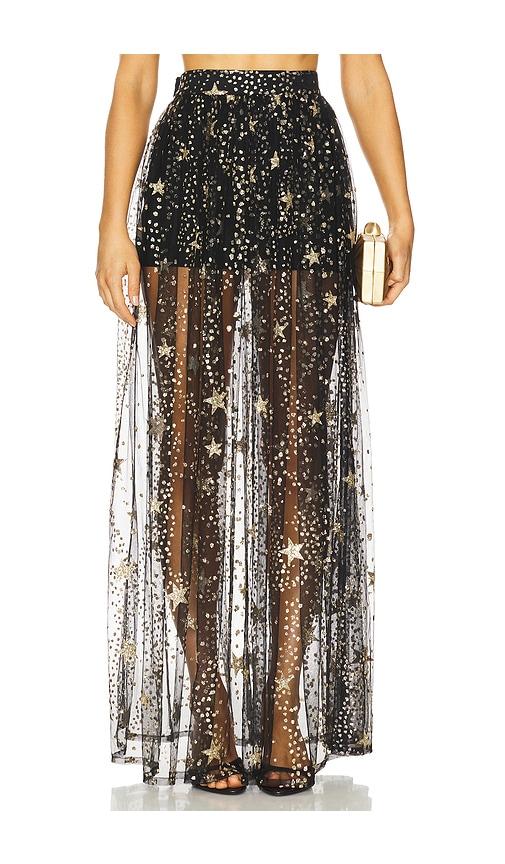 mariandree gaitan emily maxi skirt in black.