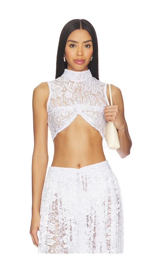 mariandree gaitan maite top in white.