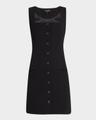 marianna button-front mini dress