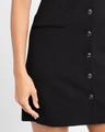 marianna button-front mini dress