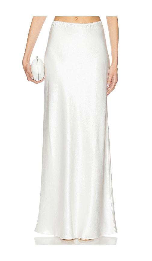 marianna senchina amore skirt in white.