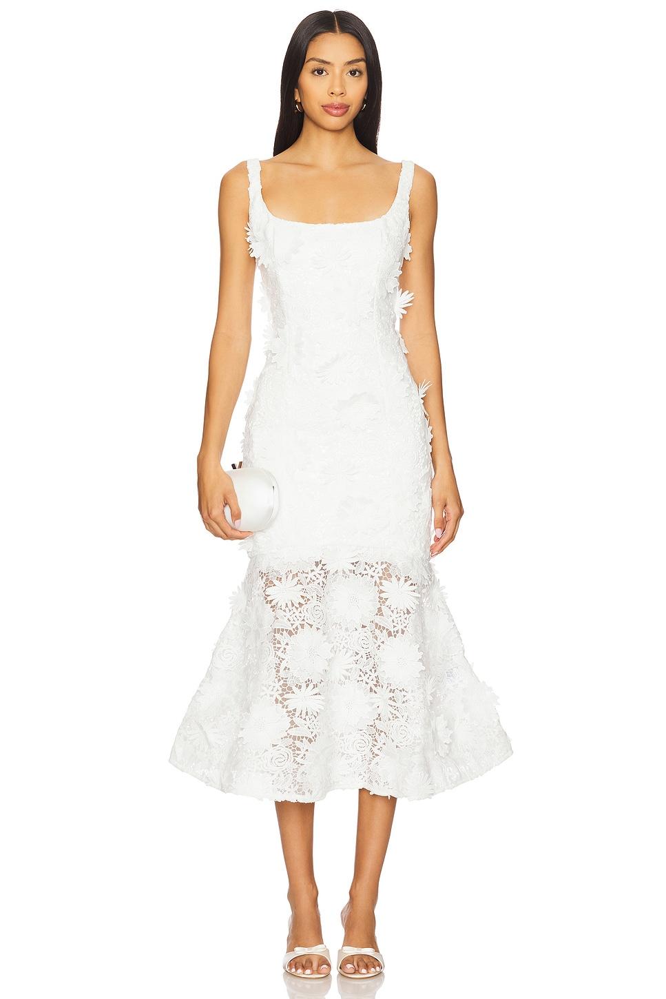 marico lace midi dress