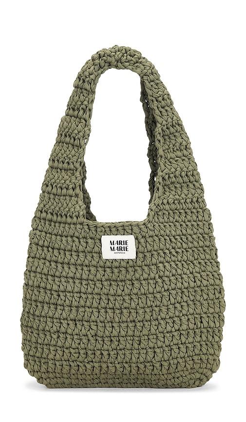 marie marie amsterdam big bag in green.